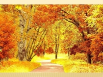 Презентация к интегрированному занятию по речевому развитию Золотая осень в средней группе