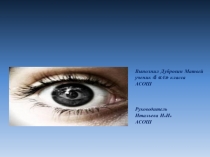 Презентация к исследовательской работе Можно ли верить своим глазам?