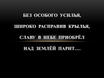Презентация по окружающему миру на тему Орёл (2 класс)