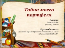 Тайна моей сумки