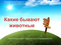 Презентация по окружающему миру Какие бывают животные