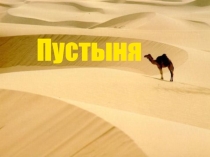Презентация по окружающему миру на тему Пустыни 4 класс