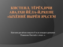 Презентация Названия географических объектов села Кистенли-Богданово