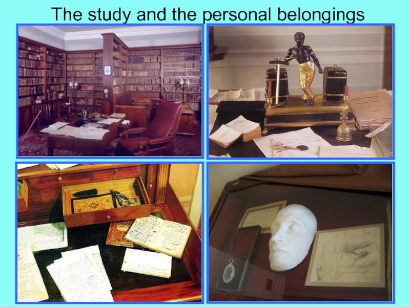 Презентация по страноведению по теме The Charm of Saint Petersburg. The study and the personal belongings The study and the personal belongings