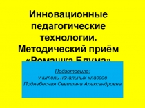 Презентация по литературному чтению на темуРомашка Блума