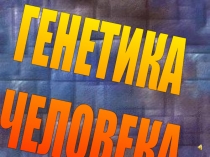 Презентация по биологии на тему Генетика человека