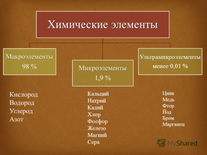 Презентация Макро- и мокроэлементы