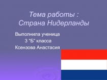 Презентация по окружающему миру Нидерланды