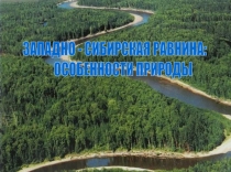 Западно-Сибирская равнина 8 класс