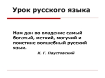 Презентация по русскому языку Антонимы