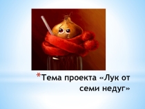 Презенация ЛУК от семи недуг средняя группа