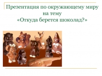 Презентация по окружающему миру по теме: Откуда берется шоколад