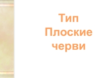 Презентация по биологии Плоские черви