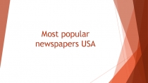 The most popular newspapers of the USA