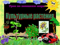 Презентация по познанию мира Культурные растения (2 класс)