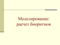 Презентация Компьютерное моделирование (11 класс)