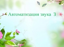 Презентация по РСВ и ФП на тему Автоматизация звука з