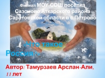 Презентация по литературе по стихотворению Что такое Россия?