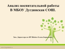 Анализ воспитательной работы школы.