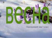 Презентация к уроку Весна