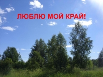 Презентация по окружающему миру на тему: Люблю мой край...