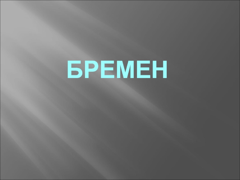 Презентация по немецкому языку Бремен