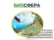 Презентация по географии 6 класс по теме Биосфера