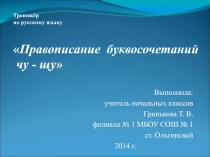 Презентация Правописание буквосочетаний жи-ши
