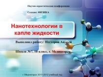 Презентация в профильном классе на элективных курсах