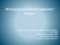 Презентация по литературе ( 11 класс)