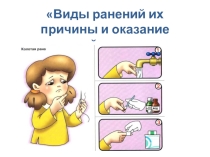 Виды ранений их причины и оказание первой помощи
