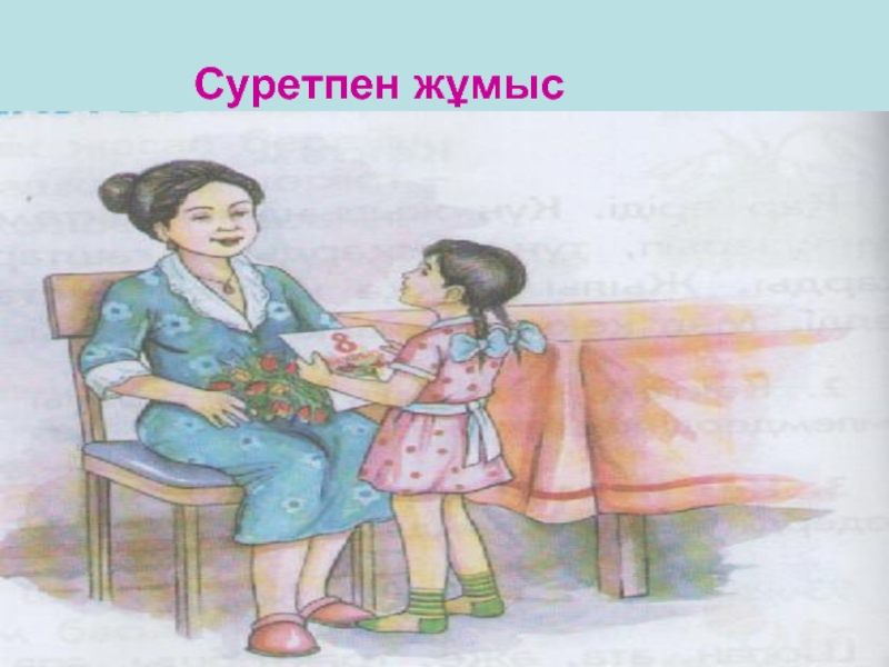 Презентация қазақ тілі тақырыбы: Заттың атын білдіретін сөздер. Суретпен жұмыс Суретпен жұмыс