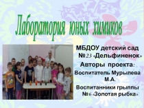 Лаборатория юных химиков (подготовительная группа)