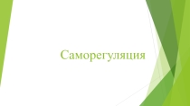 Презентация Саморегуляция. Мастер-класс для педагогов и родителей.