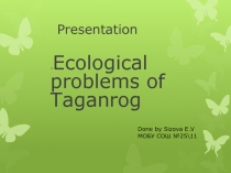 Методическая разработка урока на тему: Экологические проблемы г. Таганрога
