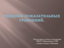 Презентация в 11 классе