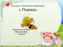 -Проект Показ мод из бросового материала