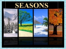 Презентация по английскому языку на тему Времена года