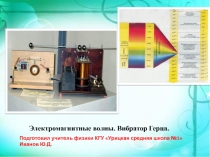 Презентация по физике на тему Электромагнитные волны