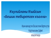Къулийланы Къ. Бешик тебиретген къолла