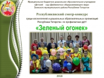 Республиканский смотр-конкурс среди воспитателей и дошкольных образовательных организаций Республики Татарстан по профилактике ДДТТ Зеленый огонек