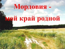 Презентация к НОД по теме Республика Мордовия