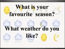 Самостоятельная работа по теме Weather (6 класс)