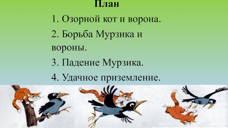 Ворон план. Котик Мурзик был озорной. Изложение кот и ворона 2 класс. Изложение 2 класс кот Мурзик и ворона. Изложение кот Мурзик.