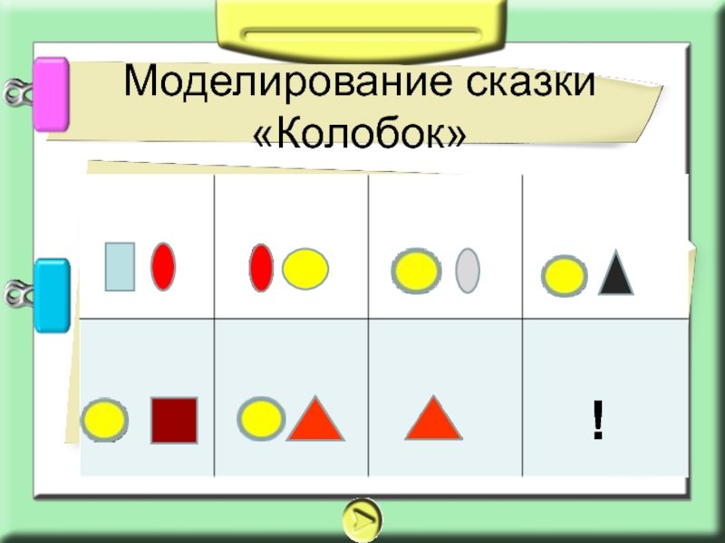 Схема сказки колобок