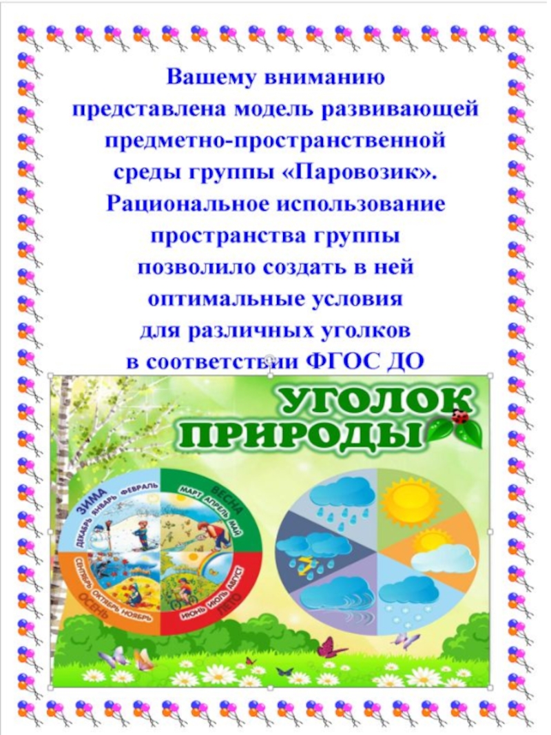 Проект на тему: Организация развивающей предметно-пространственной среды в соответствии с ФГОС