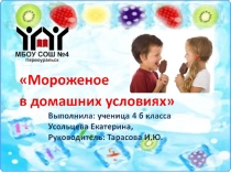 Проект на тему Мороженое в домашних условиях (начальные классы)