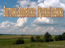 Презентация по географии на тему Русская равнина