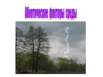 Презентация к уроку биологии в 9 классе Абиотические факторы среды
