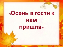 Презентация по ознакомлению с окружающим миром (младшая группа)
